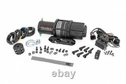 Kawasaki Mule/Teryx 4500lb Electric Winch With Synthetic Rope by Rough Country
