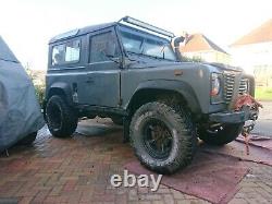 Land Rover Defender Winchmax 12v 13,000lbs, synthetic rope & Taper Winch Bumper