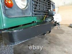 Land rover defender Winch Bumper Power Mach 12000lb winch and Synthetic Rope