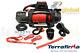 M12.5s 12v Electric Winch W Synthetic Rope 2 Wireless Controls Terrafirma Tf3320