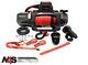 M12.5s 12v Electric Winch C/w Synthetic Rope & 2 Wireless Remote Control. Tf3320