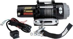 Moose 2,500 LB Aggro Winch withSynthetic Rope 104307 4505-0760