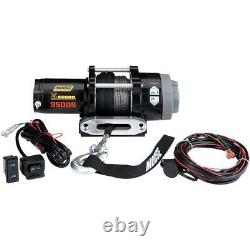 Moose 3500 LB Aggro UTV / ATV 3500S Winch Synthetic Rope with Dash Switch