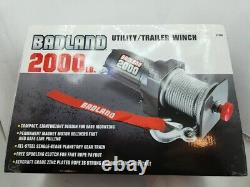 NEW Badland 2,000 lb. Winch with Synthetic Rope and Remote