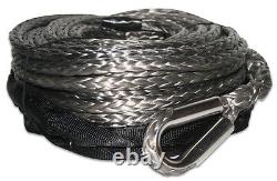 NEW Premium Gray Synthetic Rope for 9 to 12K Winch / 9.5mm x 75ft / 8030115