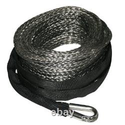 NEW Premium Gray Synthetic Rope for 9 to 12K Winch / 9.5mm x 75ft / 8030115