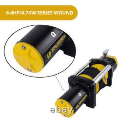 NNEDPE Heavy duty 12500LBS 12V Electric Winch Synthetic Rope 4x4 Truck