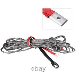 New 27m 10mm Synthetic Winch Rope Line Cable With Protective Sleeve 20500 Lbs