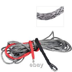 New 27m 10mm Synthetic Winch Rope Line Cable With Protective Sleeve 20500 Lbs