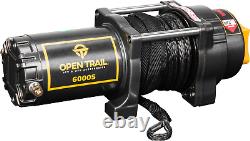 Open Trail 6000lb Winch Synthetic Rope 460-0133