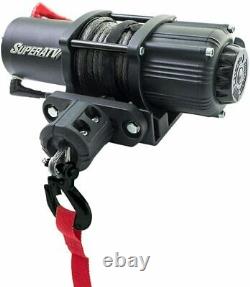 Polaris Ranger 3500 Lb. Black Ops Synthetic Rope Winch By SuperATV WN-3500