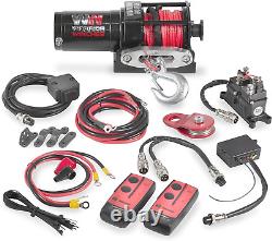 Premium 12V Electric ATV/UTV Winch with Synthetic Rope, Compact and Powerful 12