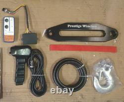 Prestige Electric Winch E9500 12 volt Synthetic Rope