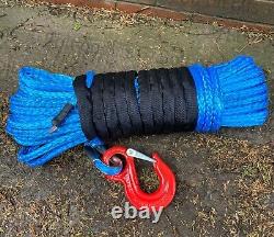 RDX Synthetic Fibre Winch Rope 11.00mm Off Road/4x4/Defender/Discovery/Shogun