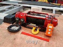 RECOVERY 13500LB WINCH SYNTHETIC ROPE TRUCK ELECTRIC WINCH @ £329.00 inc vat