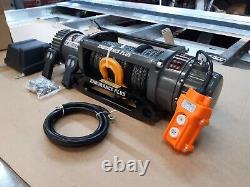 RECOVERY TRUCK 12V WINCH 7.2HP MOTOR -9MM-SYNTHETIC ROPE WINCH@ £349.00 inc vat