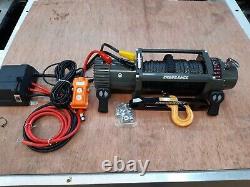 RECOVERY WINCH 13500LB ENDURANCE SYNTHETIC ROPE & PLATE £365.00 inc vat