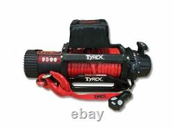 Raptor 4x4 Tyrex 9500lb Winch Synthetic Rope'Black Edition' Recovery Off Road