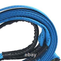 Reduce Vibration Tow Rope Synthetic Trailer Blue Reflective Winch