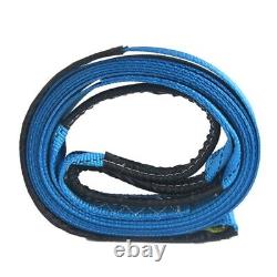 Reduce Vibration Tow Rope Synthetic Trailer Blue Reflective Winch