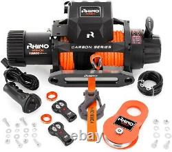 Rhino Electric Winch 12V 13500Lb / 6125Kg 26m Synthetic Dyneema? 6.8 hp