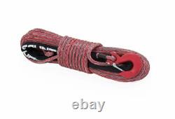 Rough Country 85' 3/8 Synthetic Winch Rope, Red/Gray RS116