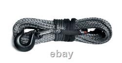 Rugged Ridge 7/16 x 90' Synthetic Winch Cable, Gray 15102.12