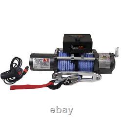 Rugged Ridge Performance 8,500 Lb Off Road Winch, Prewound With Synthetic Rope