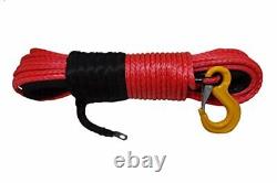 SYNTHETIC WINCH ROPE -G80 Forged Hook, Thimble, 48 VARIATIONS CALIFORNIA CORDAGE