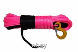 SYNTHETIC WINCH ROPE -G80 Hook, Thimble, 8COLOR+6SIZE=48CHOICE CALIFORNIA CORDAGE