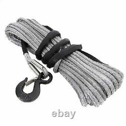 Smittybilt 10,000 Pound XRC Synthetic Winch Rope, 94 Foot Length (Gray) 97710