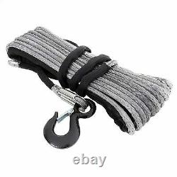 Smittybilt 12,000 Pound XRC Synthetic Winch Rope, 88' Length (Gray) 97712