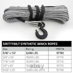 Smittybilt 97780 XRC Synthetic Winch Rope