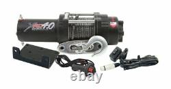 Smittybilt XRC-4 Comp 4000lb Utility/ATV 12V Electric Winch-Synthetic 98204