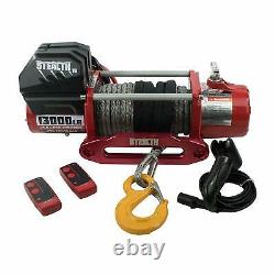 Stealth 13500lb 12v Electric 4x4 Winch with Synthetic rope and wireless remote