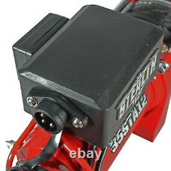 Stealth 3500lb 12v Electric Winch with Synthetic Rope & Pulley Block