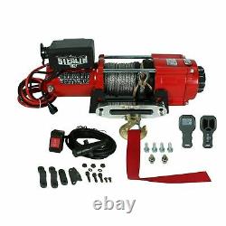 Stealth 4500lb 12v Electric Winch With Synthetic Rope ST45STA12