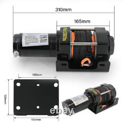 Stealth Electric Winch 3500lbs 12v with Synthetic Rope & Wireless Remote Garage