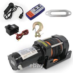 Stealth Electric Winch 3500lbs 12v with Synthetic Rope & Wireless Remote Garage