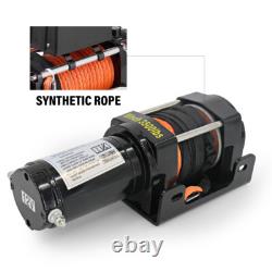 Stealth Electric Winch 3500lbs 12v with Synthetic Rope & Wireless Remote Garage