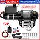 Stealth Electric Winch 4500lb / 2041kg 12v Withsynthetic Rope & Wireless Remote Uk