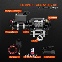 Stealth Electric Winch 4500lb / 2040kg 12v with Synthetic Rope & Wireless Remote