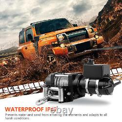 Stealth Electric Winch 4500lb / 2040kg 12v with Synthetic Rope & Wireless Remote