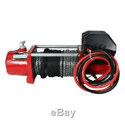 Stealth V2 13500lb 12v Winch with Synthetic Rope & Mounting Plate