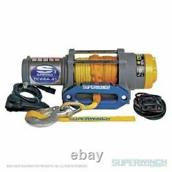 Superwinch 4500 LBS 12 VDC 1/4in x 55ft Synthetic Rope Terra 45SR Winch