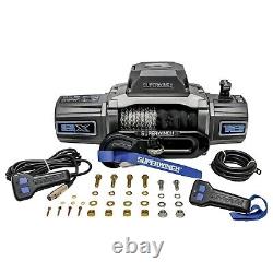 Superwinch SX12SR 12k Winch Synthetic Rope LED Light 12V Wireless Remote 1712201