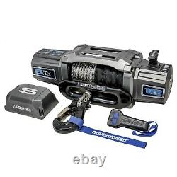 Superwinch SX12SR 12k Winch Synthetic Rope LED Light 12V Wireless Remote 1712201