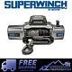 Superwinch Sx Series Sx10sr 10,000 Lb. Winch 6.0 Hp Line Pull Synthetic Rope