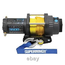 Superwinch Terra 3500SR ATV / UTV Winch 1.6 hp 3500 lbs Line Pull Synthetic Rope