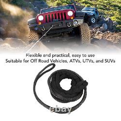 Synthetic Winch Rope 12mm Thickness Winch Line 26455lbs Break Strength